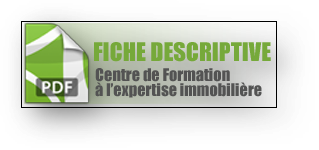 FICHE DESCRIPTIVE DE LA FORMATION DEVENIR EXPERT IMMOBILIER CFEI