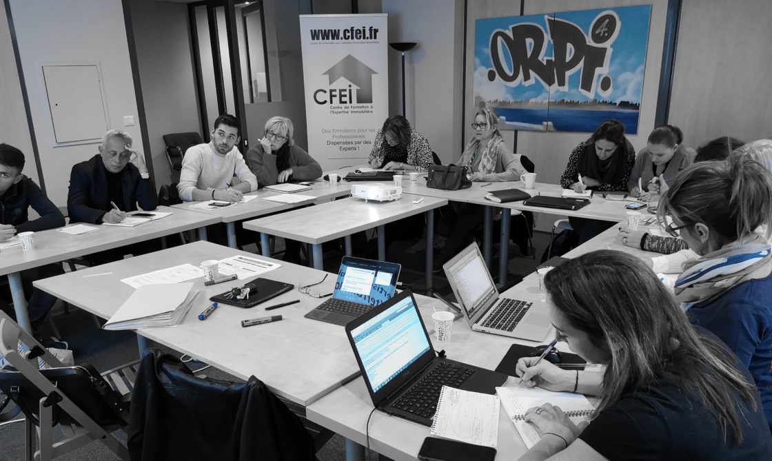Le CFEI - centre de formation à l'expertise immobilière - intervenait ces 4 et 5 février 2019 auprès du GIE ORPI Lyon, pour une session spéciale de formation en INTRA ENTREPRISE sur l'évaluation des biens professionnels