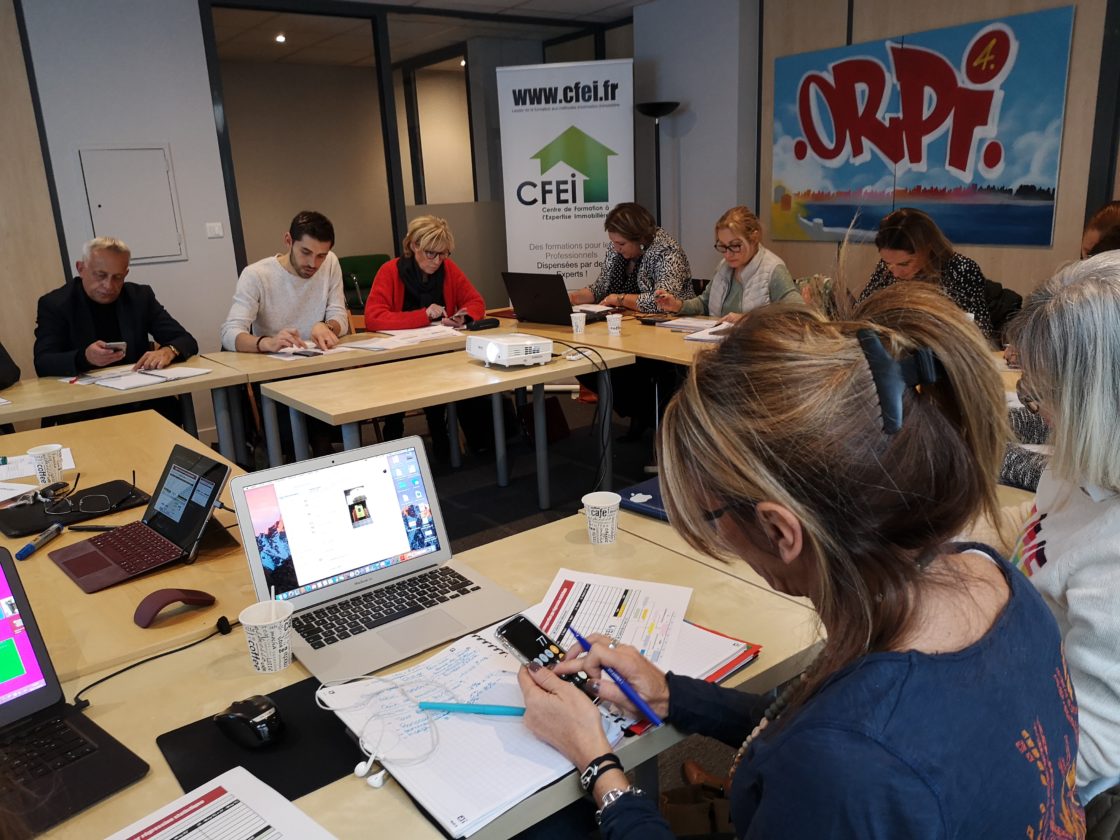 Le CFEI - centre de formation à l'expertise immobilière - intervenait ces 4 et 5 février 2019 auprès du GIE ORPI Lyon, pour une session spéciale de formation en INTRA ENTREPRISE sur l'évaluation des biens professionnels