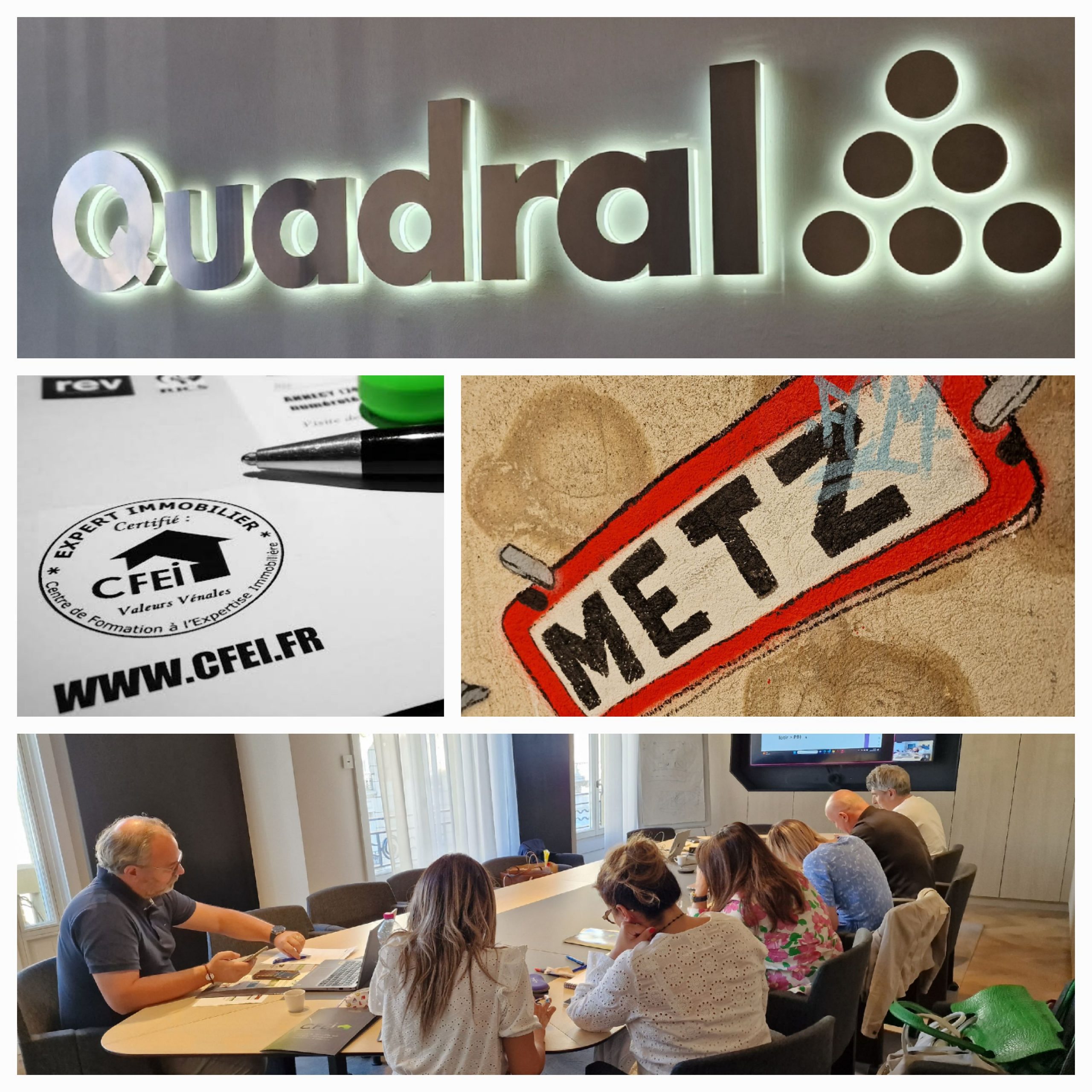 Session de formation en intra-entreprise auprès du groupe Quadral