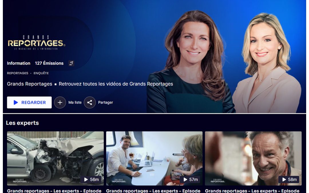 📽 Grands reportages – TF1 – “Les Experts” – Rediffusion