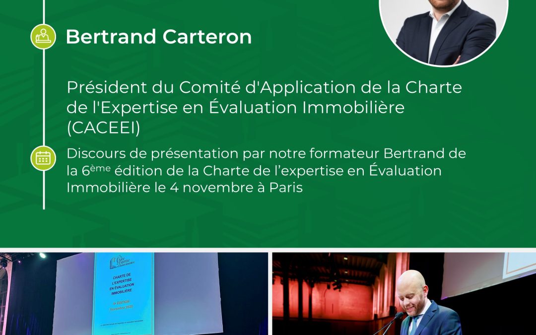 Présentation de la 6ème édition de la Charte de l’expertise par notre formateur Bertrand Carteron