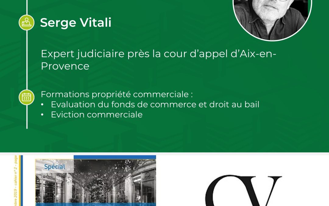 Focus sur nos intervenants : Serge Vitali