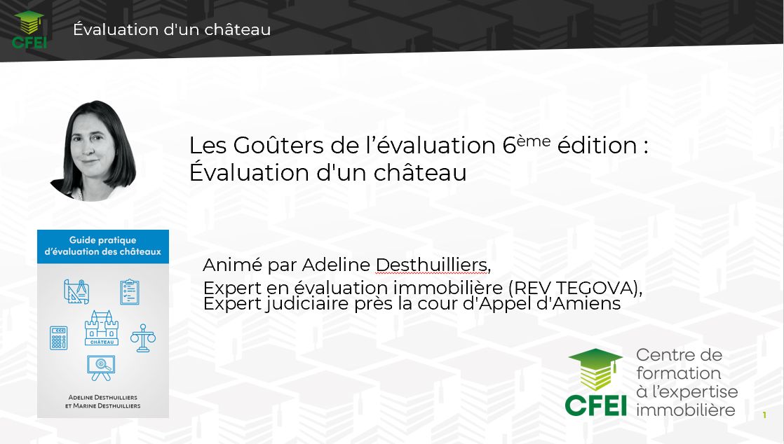 GOUTER DE L'EXPERTISE CFEI CENTRE DE FORMATION EXPERTISE IMMOBILIERE ADELINE DESTHUILLIERS ET PHILIPPE FAVRE REGUILLON GOUTER DE L'EXPERTISE CFEI CENTRE DE FORMATION EXPERTISE IMMOBILIERE ADELINE DESTHUILLIERS ET PHILIPPE FAVRE REGUILLON